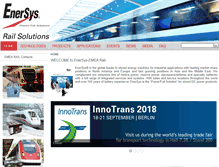 Tablet Screenshot of enersys-emea-rail.com